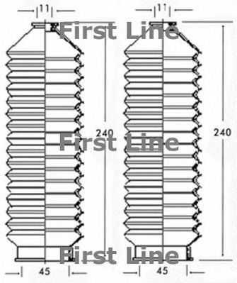 FIRST LINE fsg3199 -  Пыльник, рулевое управление